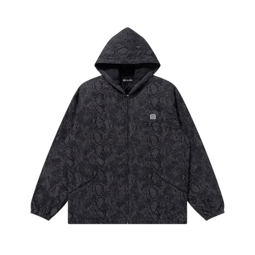 SMALL OG PYTHON PATTERNED HOODED JACKET