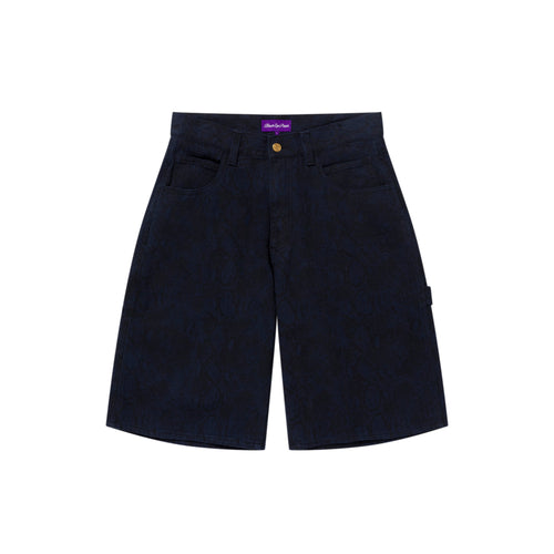 PYTHON PATTERNED BAGGY DUCK SHORTS