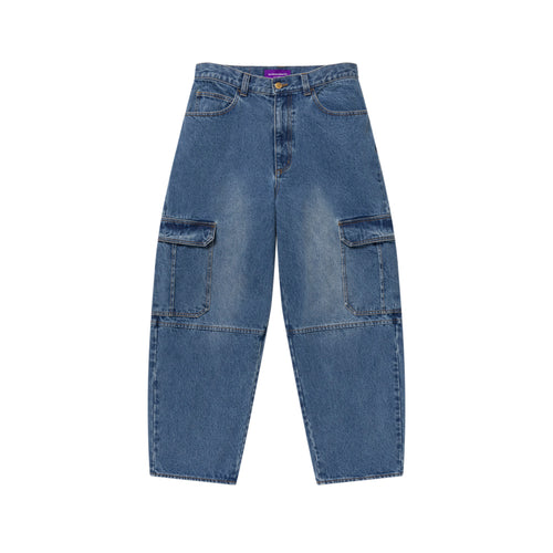 URBAN ARROWS STITCHED CARGO JEANS