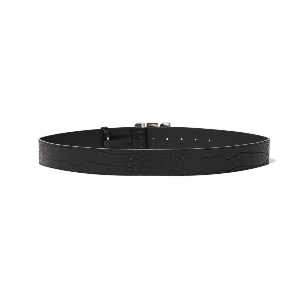 CROCODILE LETTERS BELT