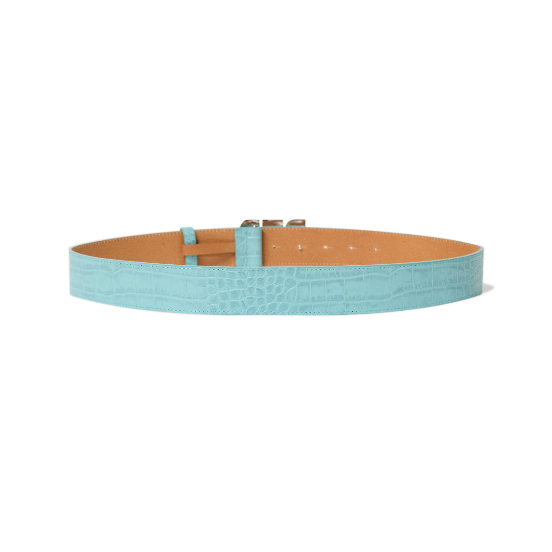 CROCODILE LETTERS BELT