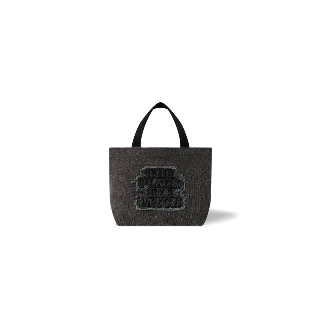 Black Eye Patch OG LABEL APPLIQUÉ LARGE TOTE (SMALL) ブラックアイ