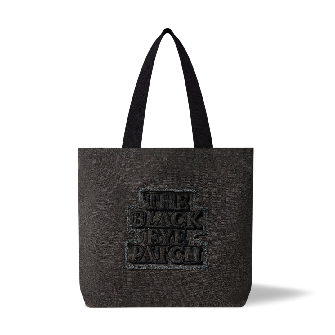 Black Eye Patch OG LABEL APPLIQUÉ LARGE TOTE (LARGE) ブラックアイ