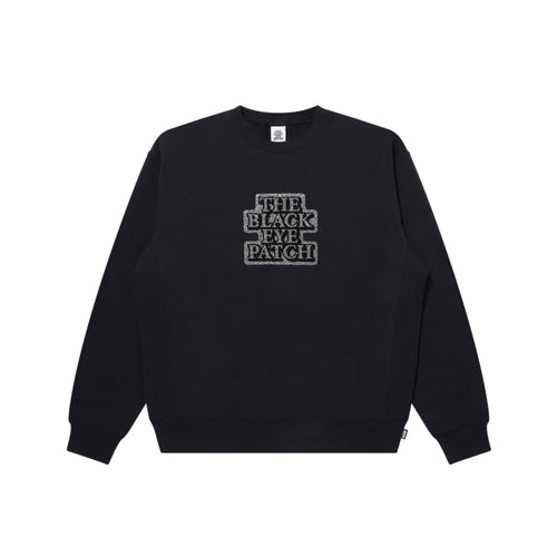 Black Eye Patch ハート刺繍Tシャツ Sサイズ BLACK EYE PATCH HWC BORDERED L/S TEE