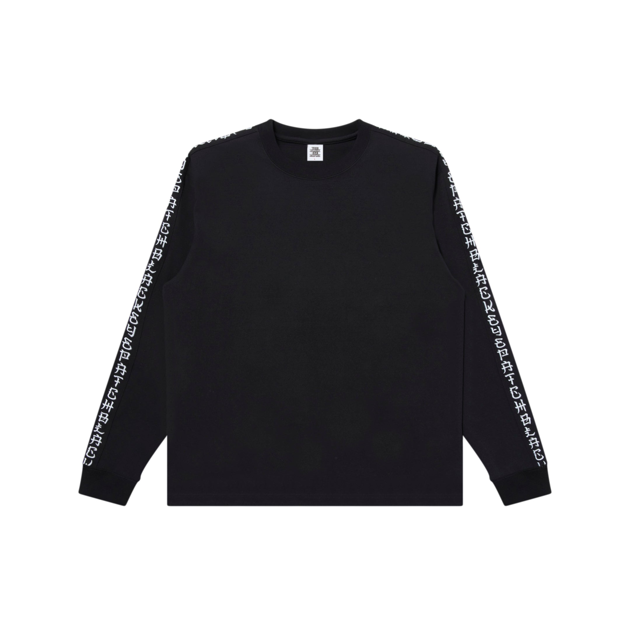 Black Eye Patch KANJI SLEEVES EMBROIDERED L/S TEE ブラックアイ