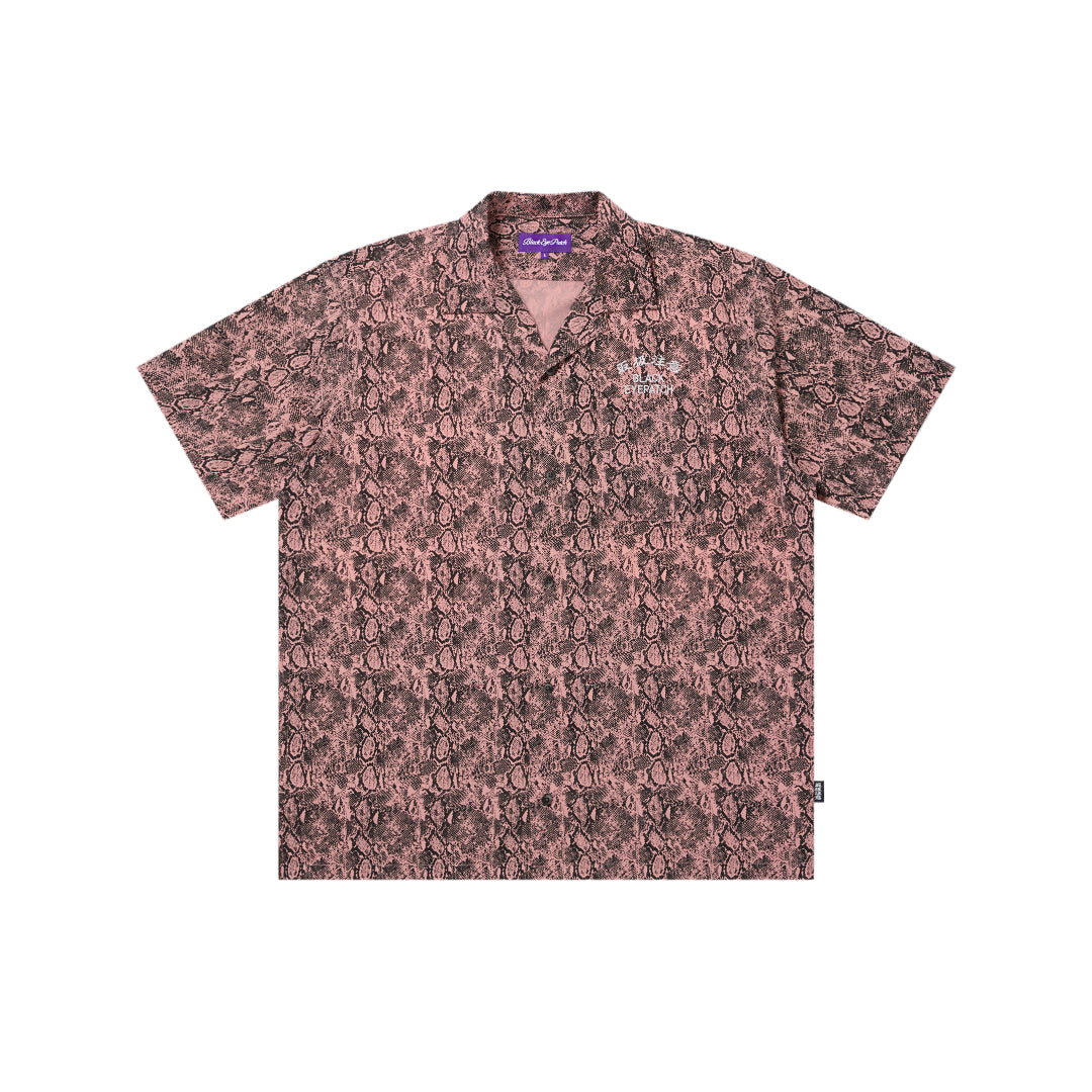 PYTHON HWC LABEL OPEN COLLARED S/S SHIRT