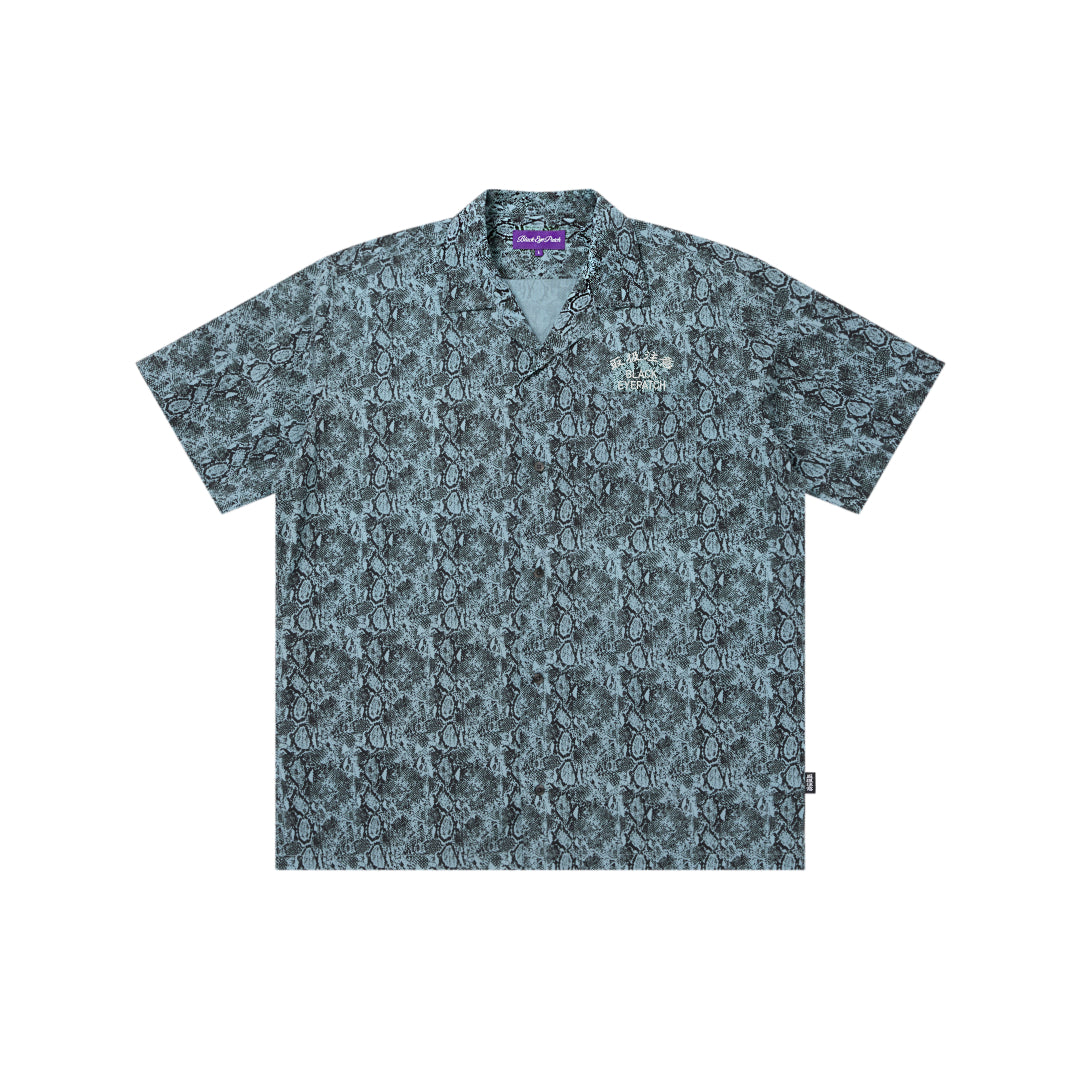 PYTHON HWC LABEL OPEN COLLARED S/S SHIRT