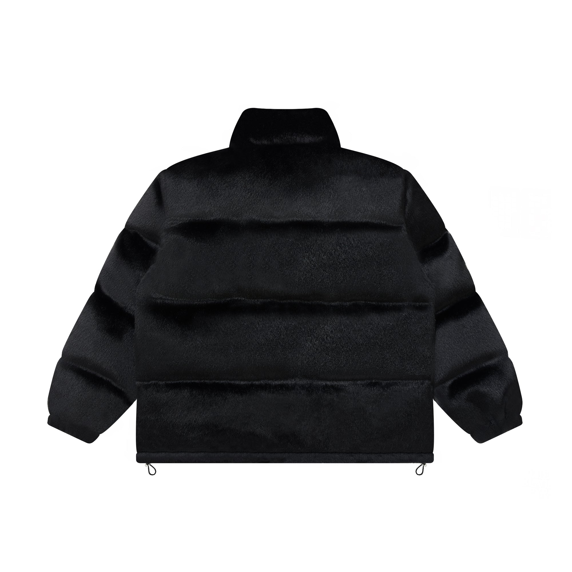 OG LABEL FAUX FUR DOWN JACKET