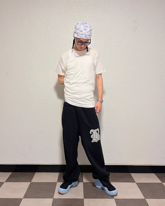 BIG B PATCH BAGGY SWEAT PANTS