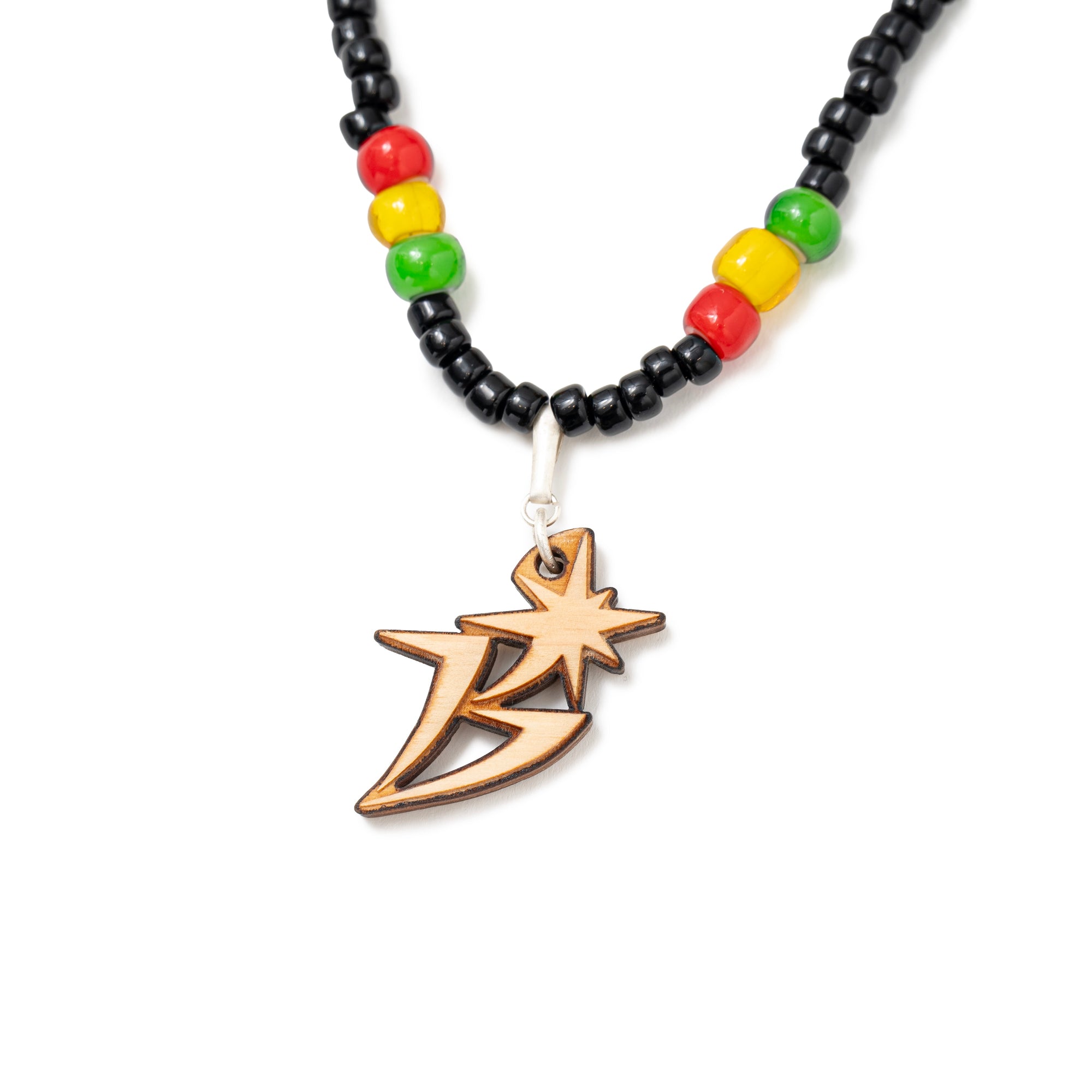 B Logo Bead Necklace