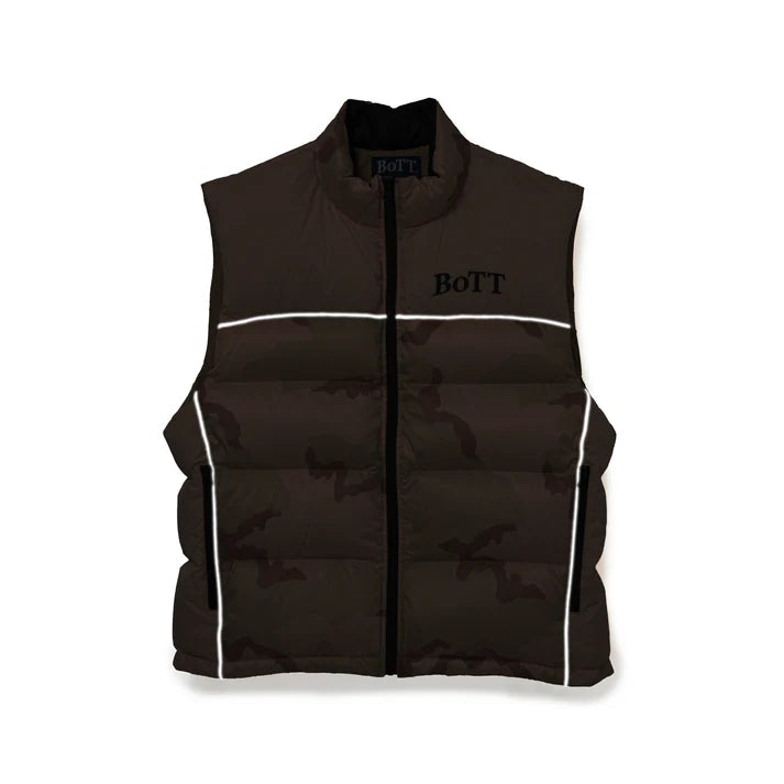 B Logo Down Vest