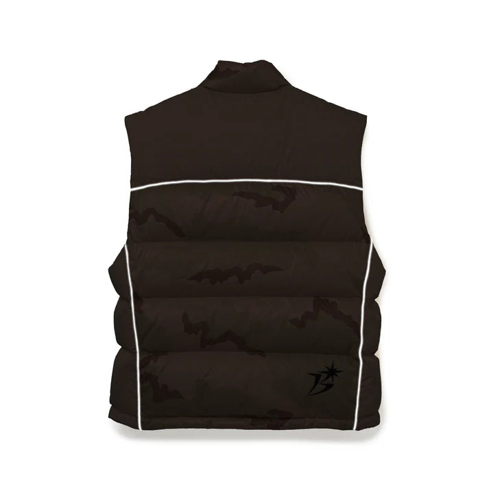B Logo Down Vest