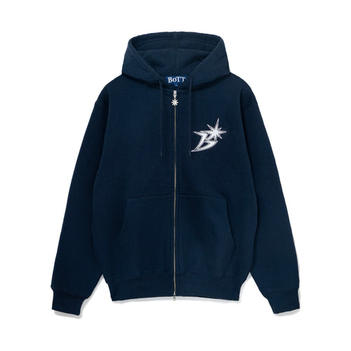 B Logo Zip Hoodie