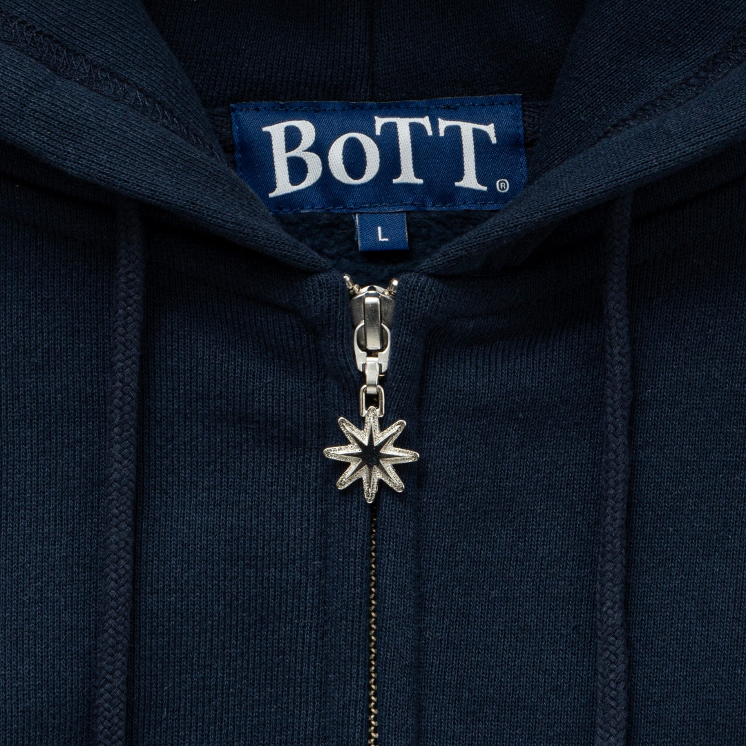B Logo Zip Hoodie