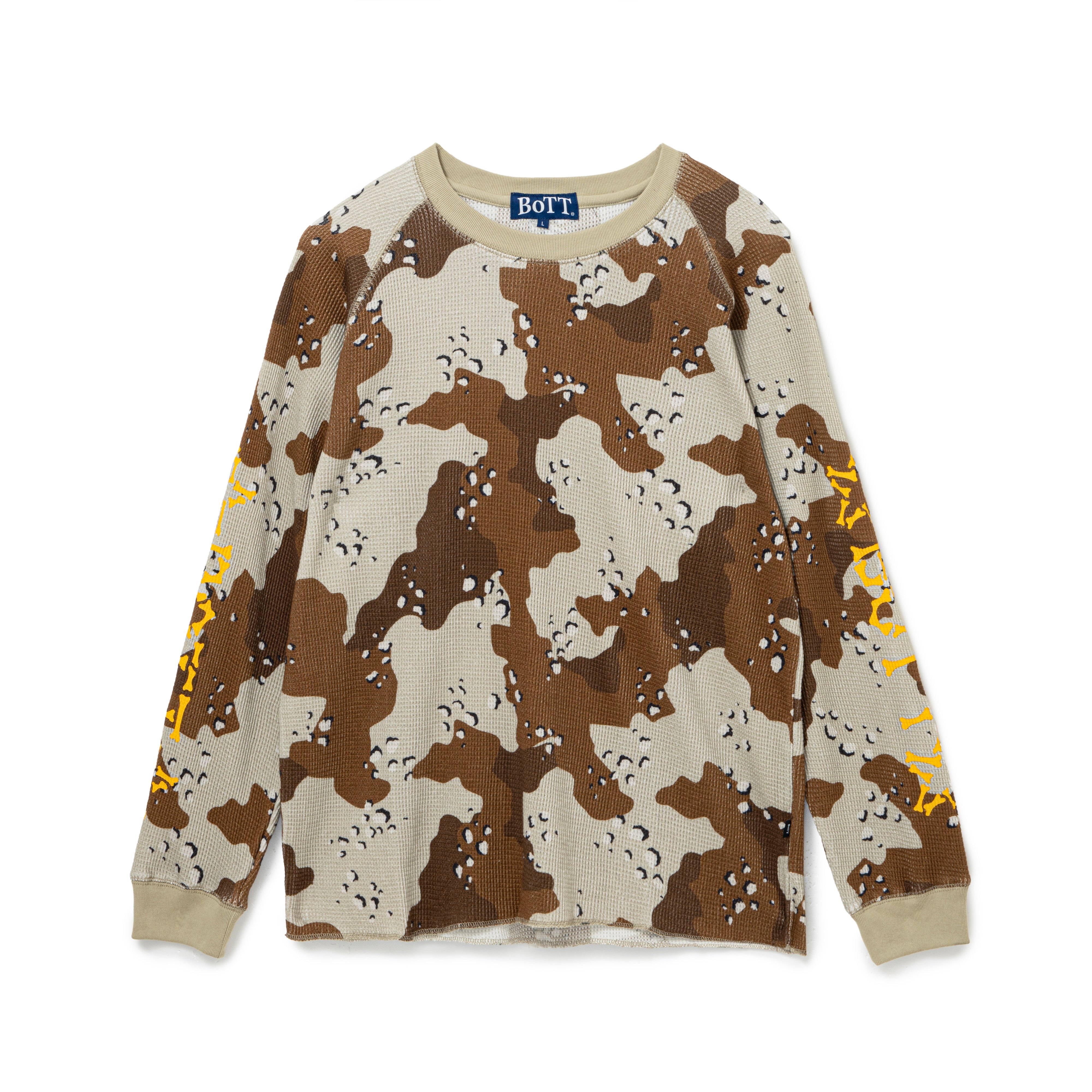 bott ボット Bones Camo Thermal 長袖カットソー BoTT Bones Camo Thermal (Sand) ボットの正規取り扱いオンライン通販