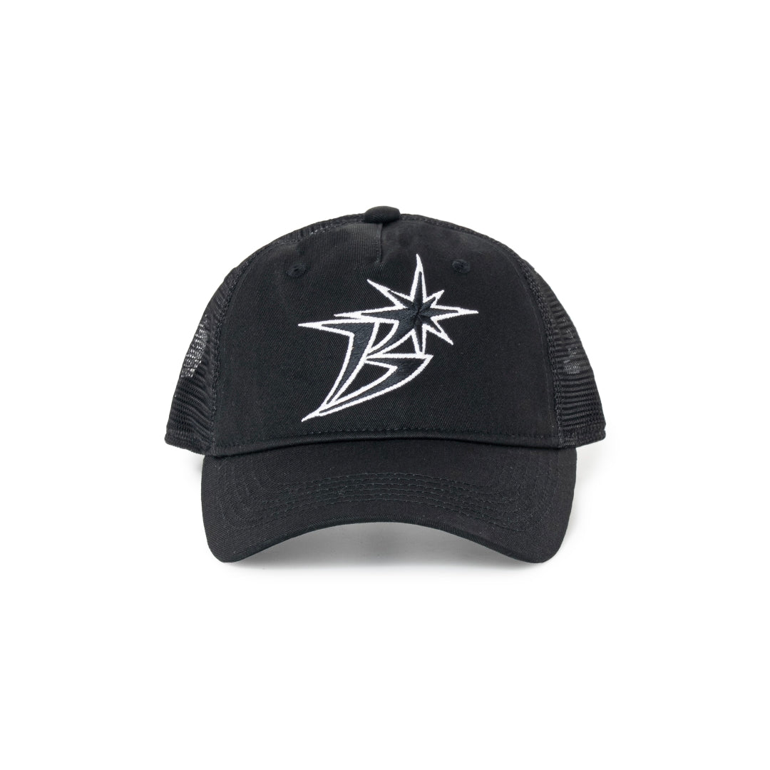 帽子 BoTT B Logo Mesh Back 5-Panel Cap BoTT B Logo Mesh-Back 5-Panel Cap (BLACK) ボットのオンライン通販