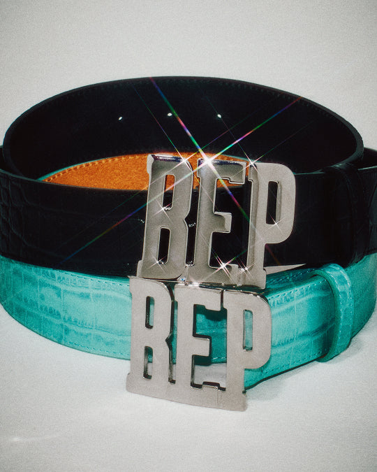 CROCODILE LETTERS BELT