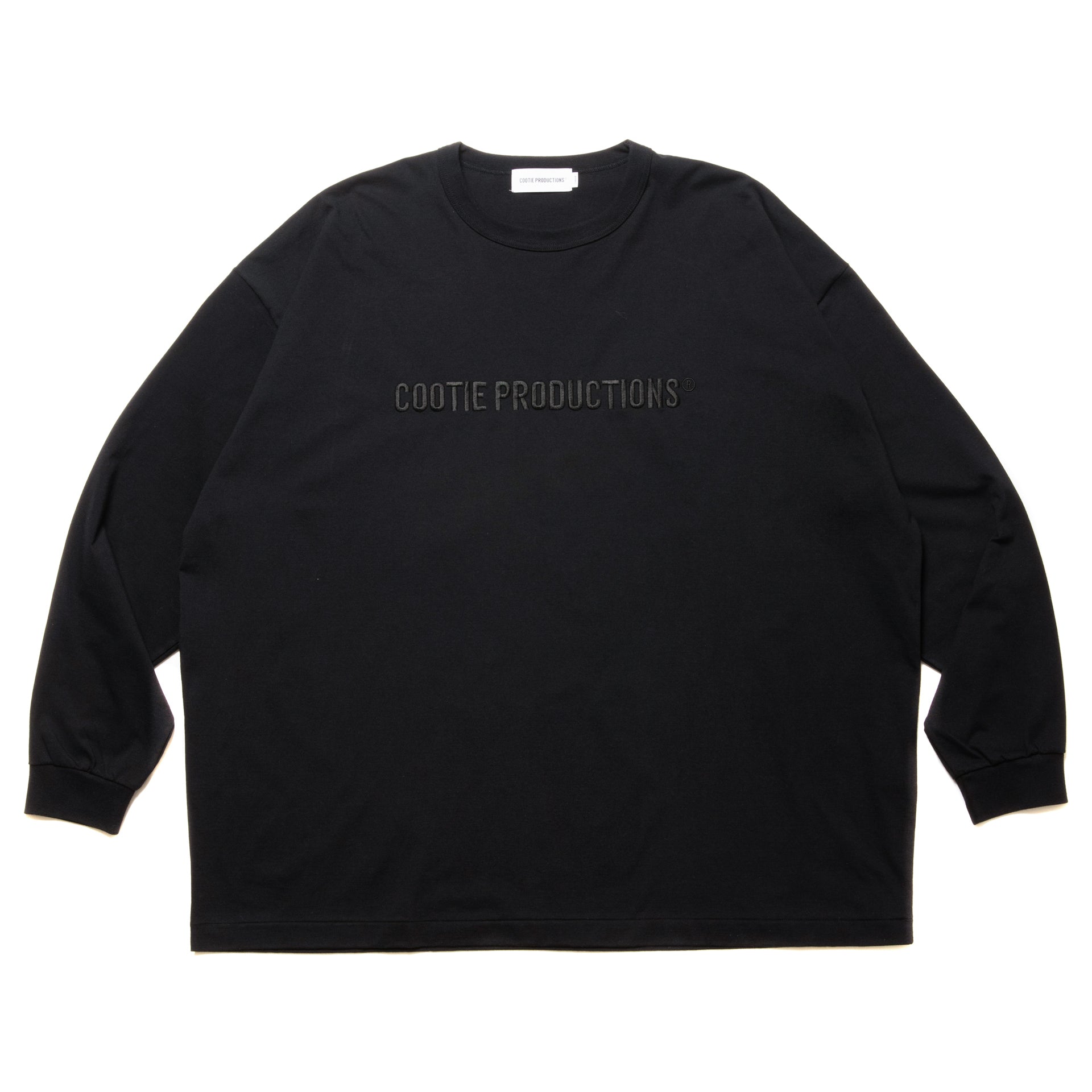 COOTIE Oversized L/S Tee (Embroidery) クーティーのオンライン