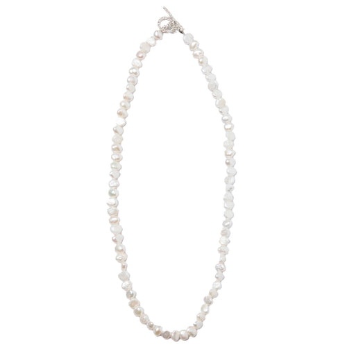 Distortion Pearl Necklace