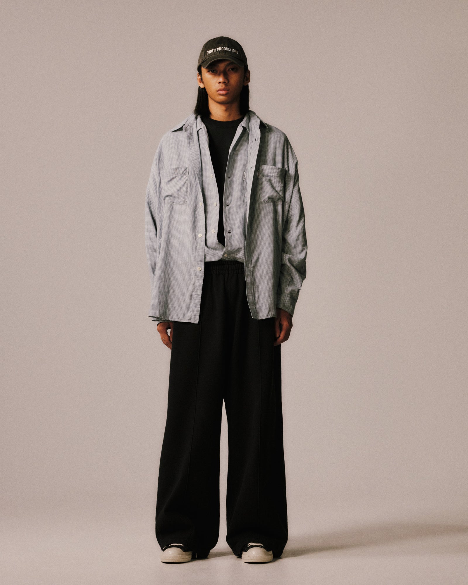 AD Processing Pin Tuck Wide Sweat Easy Pants