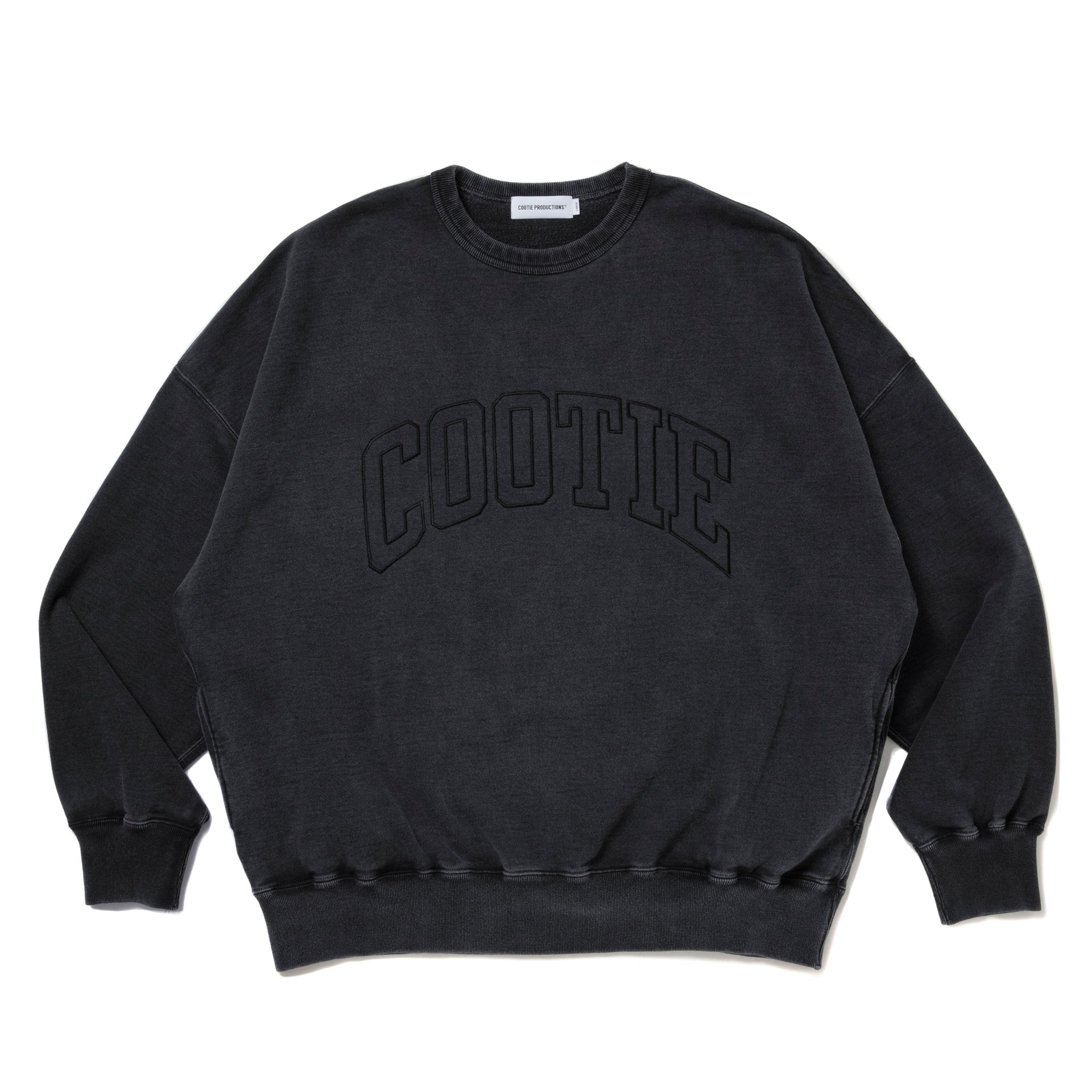 COOTIE PRODUCTIONS® Pigment Dyed Open End Yarn Sweat Crew