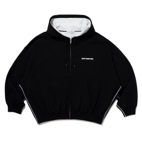 Thermal Combination Sweat Zip Hoodie