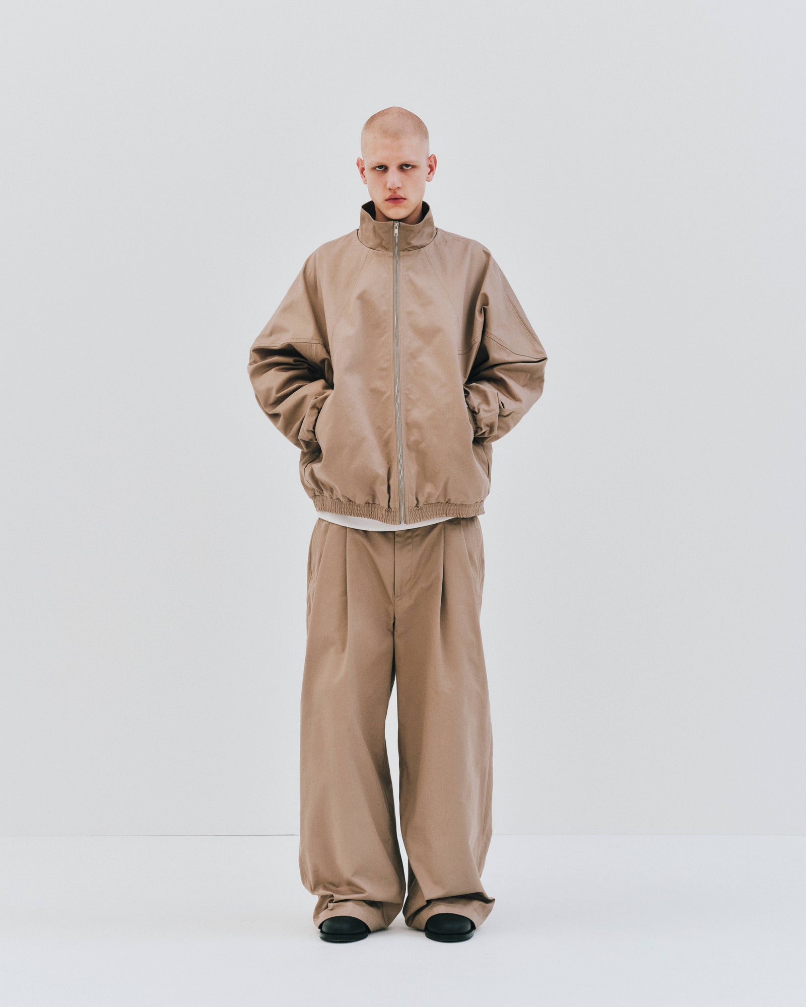 Cotton Twill Track Jacket
