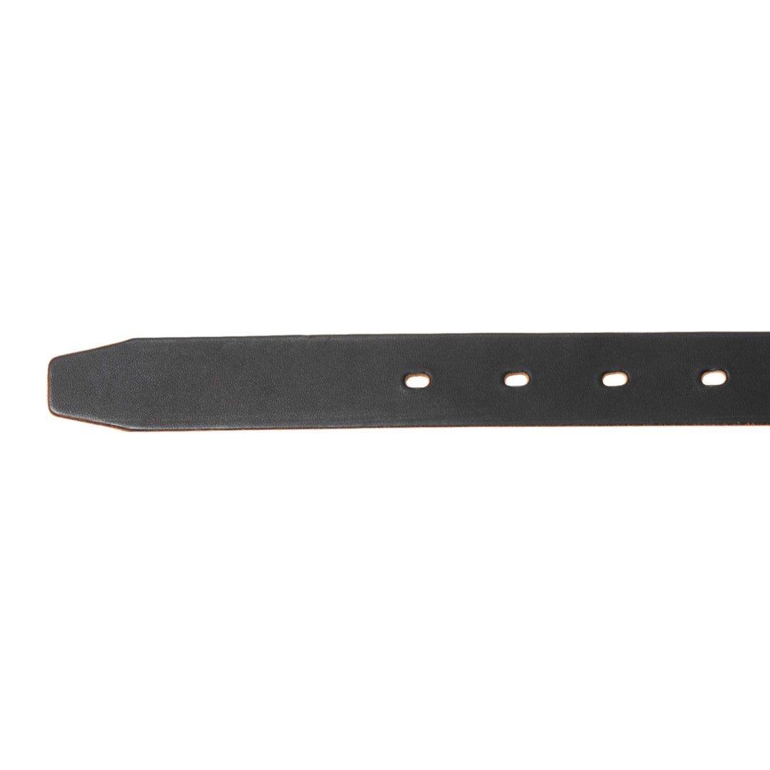 Tea-Core Leather Narrow Belt