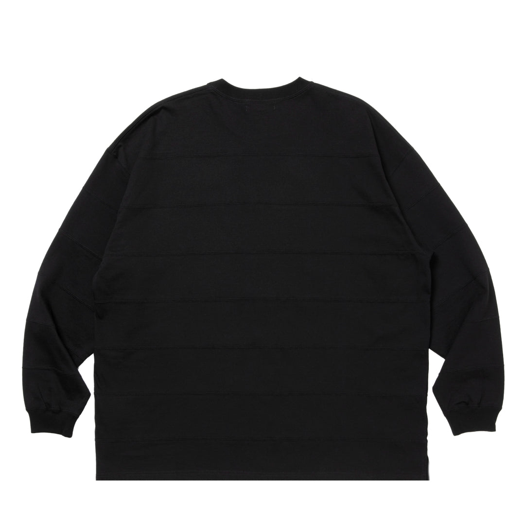 Plaited Jersey Paneling Border L/S Tee
