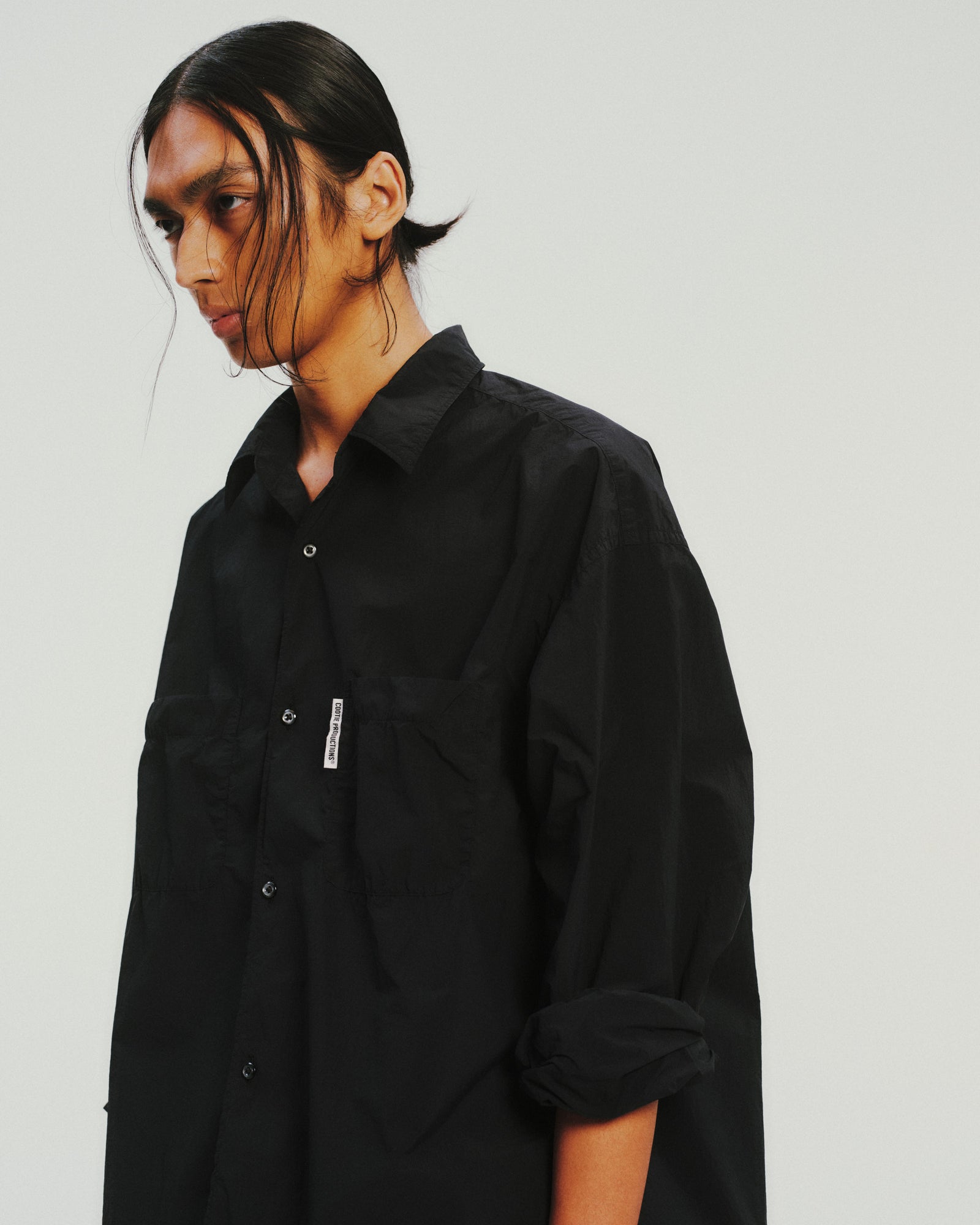 Garment Dyed Nylon L/S Shirt