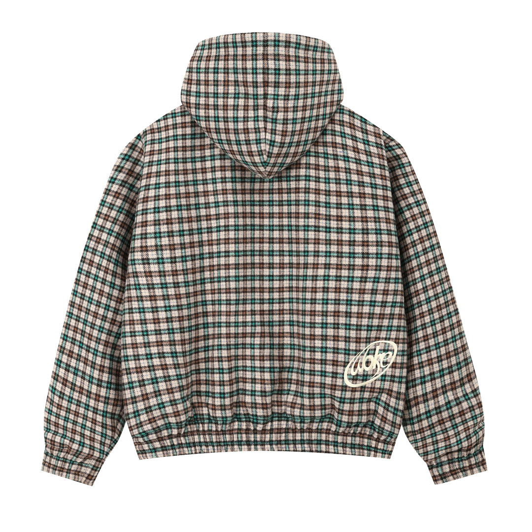 Wool Checked Jacket