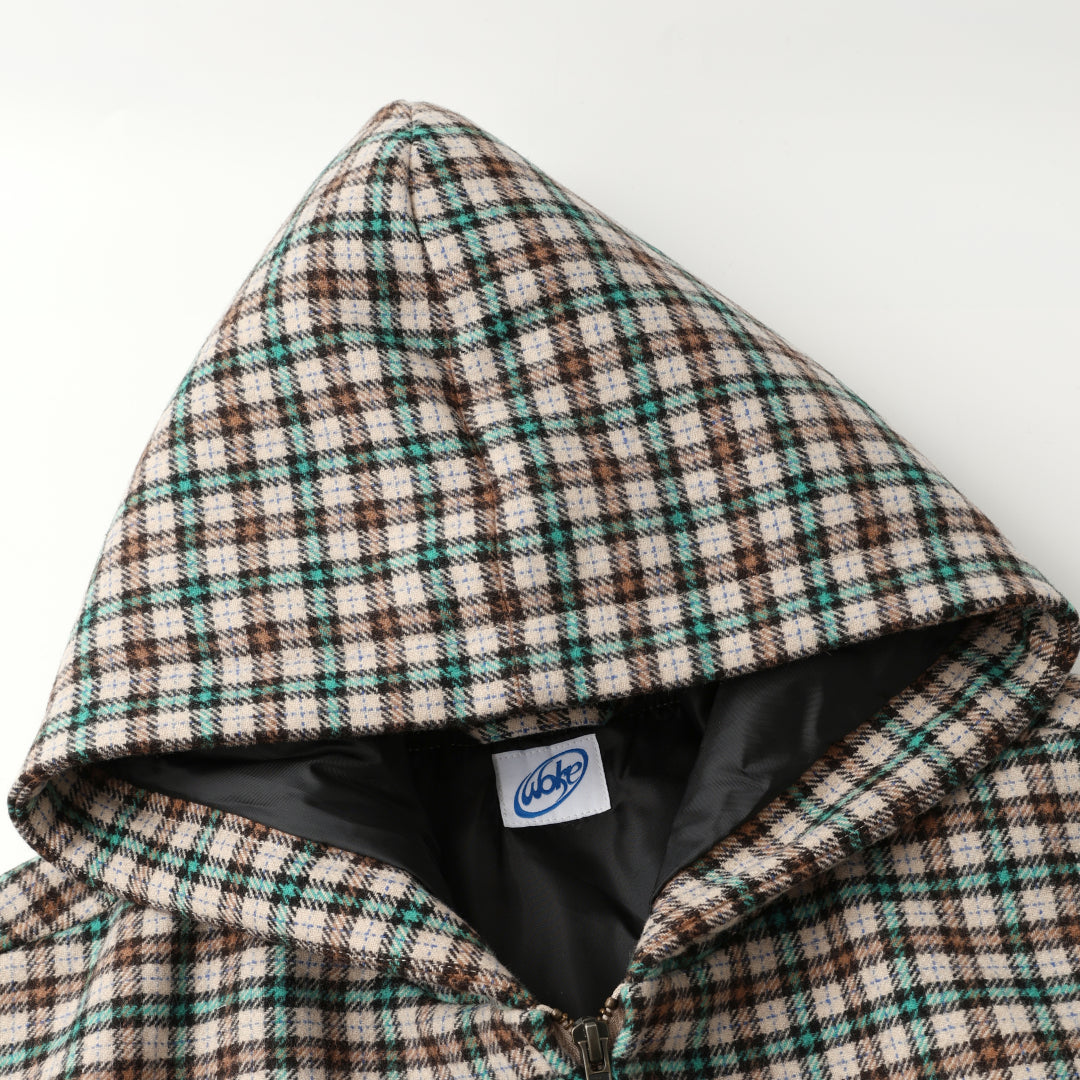 Wool Checked Jacket