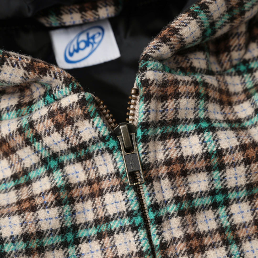 Wool Checked Jacket