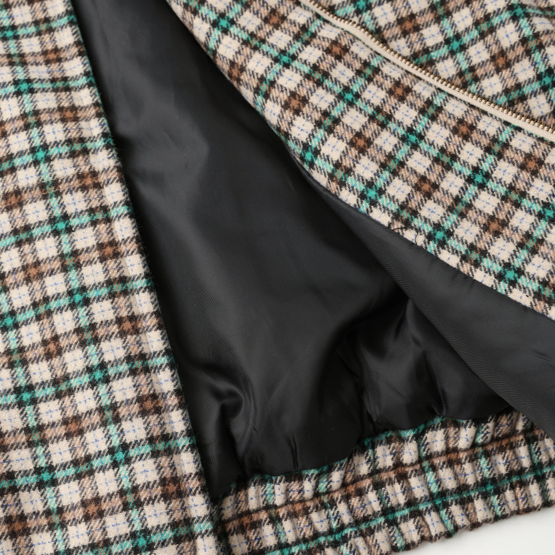 Wool Checked Jacket