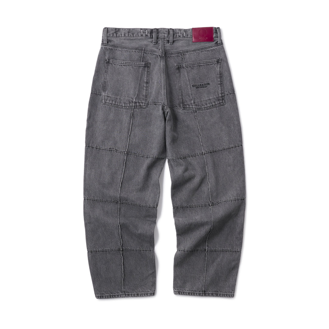 BLOCK BAGGIE DENIM PANTS