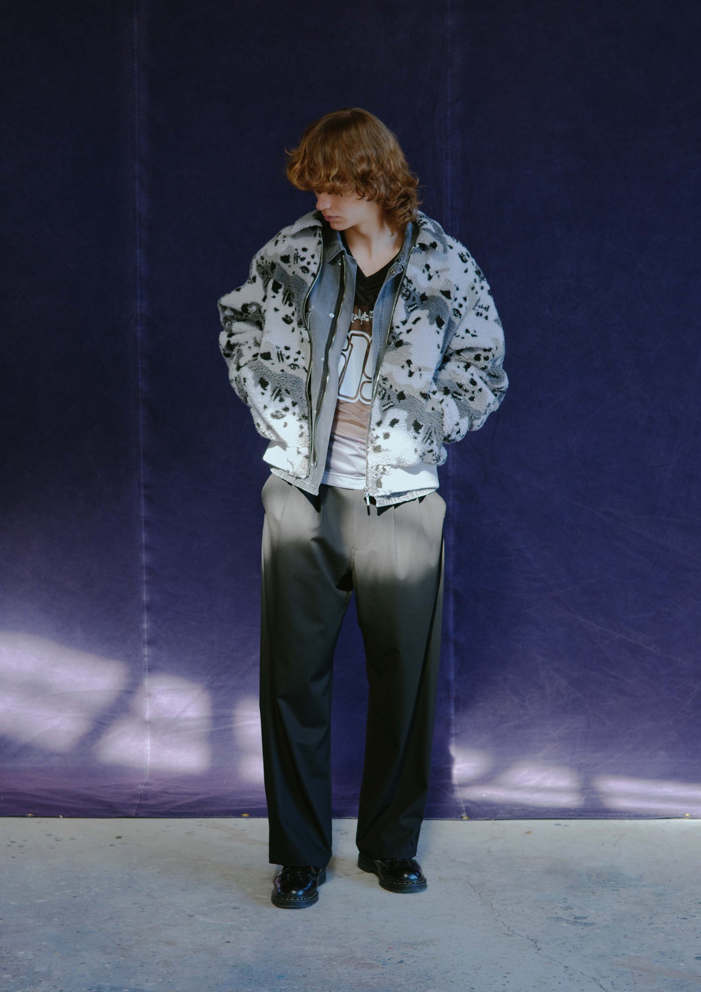 CHOCOCAMO FLEECE BOA JACKET