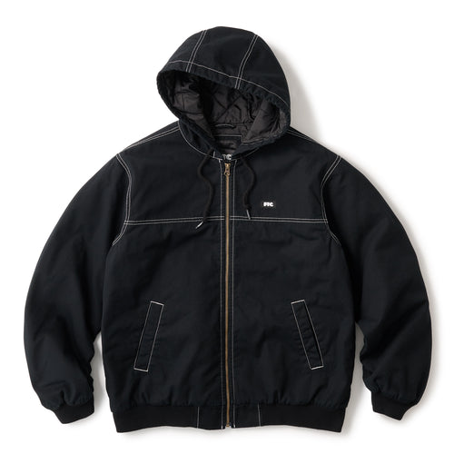 WASHED CANVAS HOODED JACKET