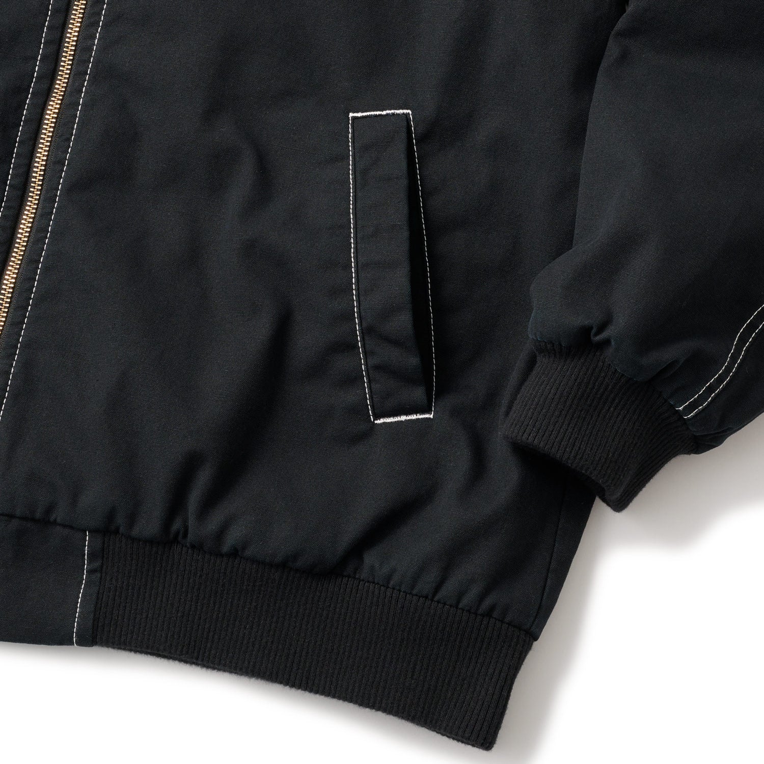 WASHED CANVAS HOODED JACKET