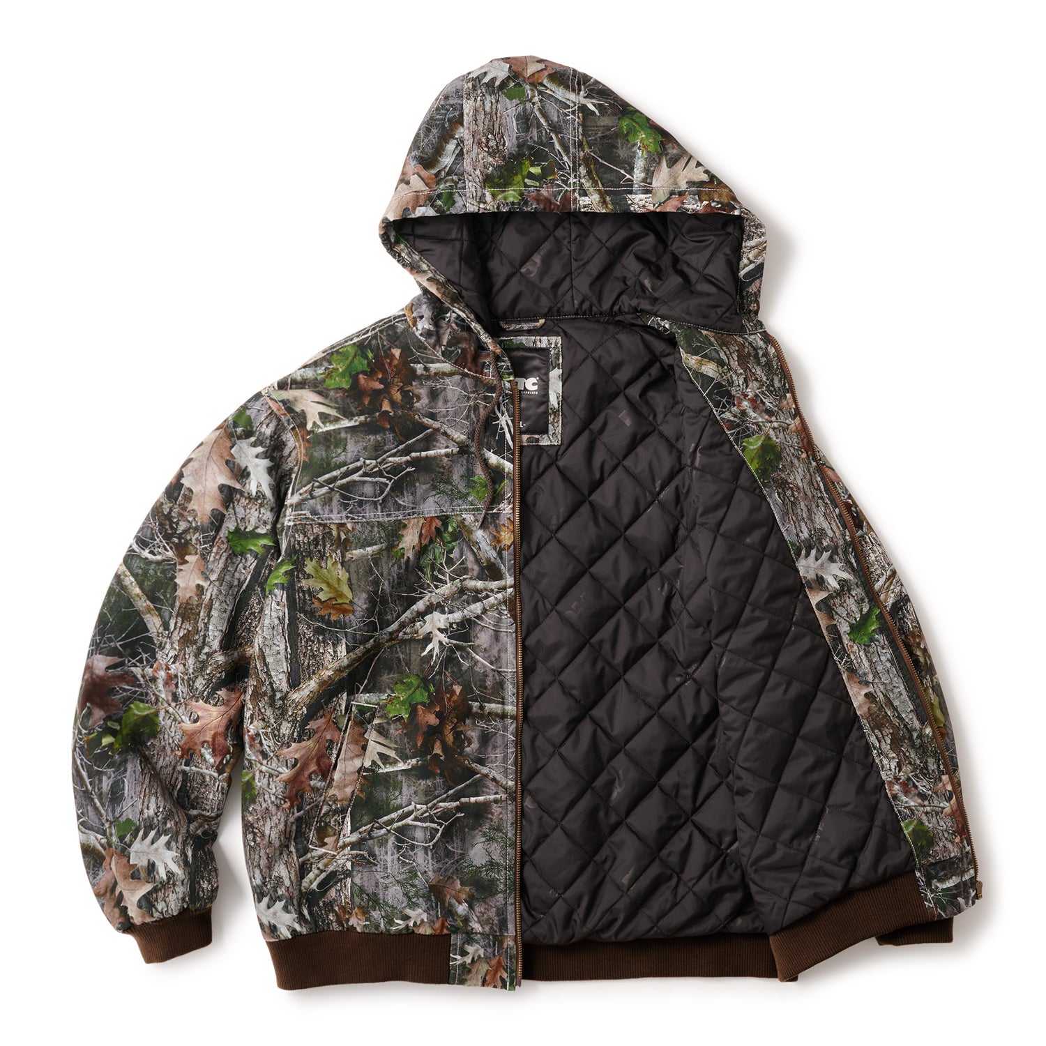 WASHED CANVAS HOODED JACKET