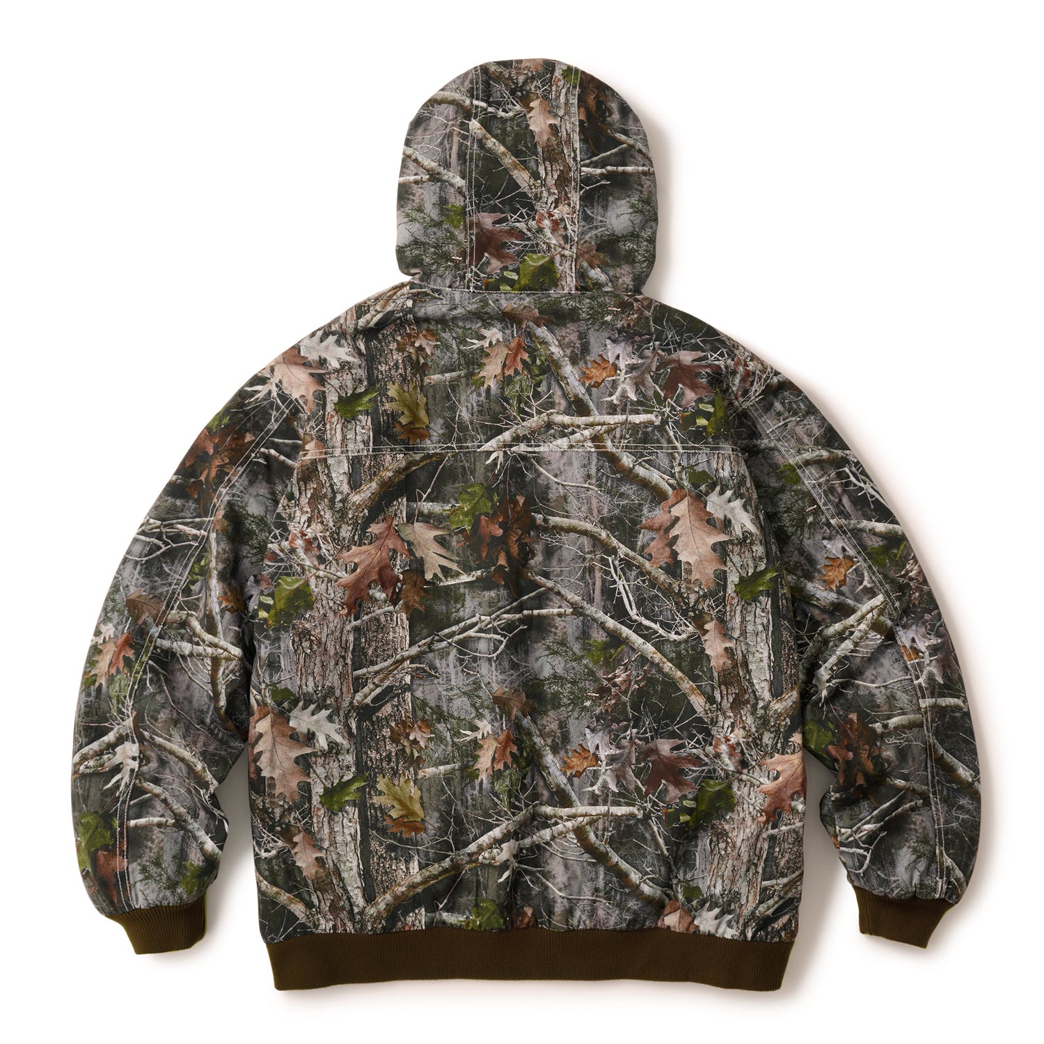 WASHED CANVAS HOODED JACKET