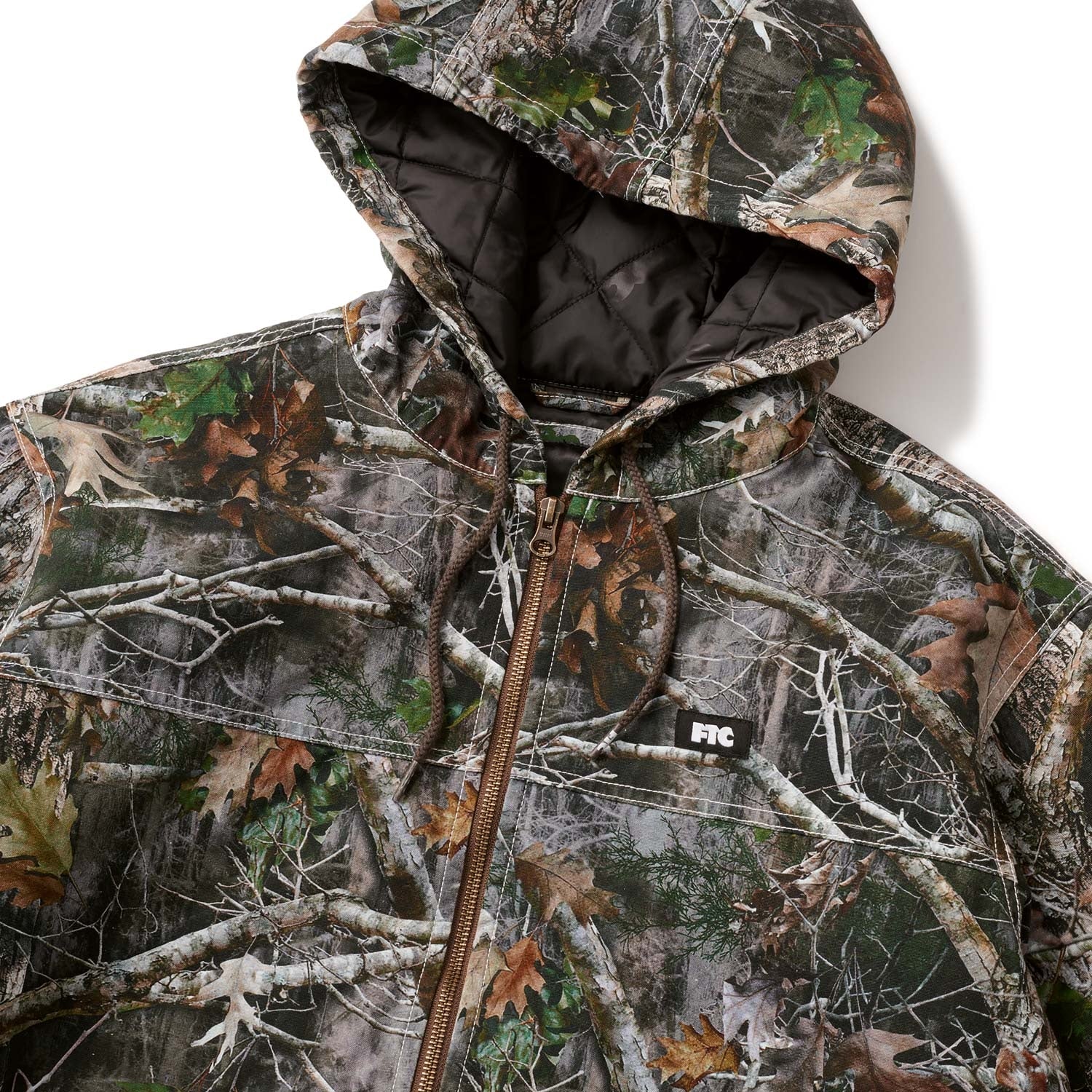 WASHED CANVAS HOODED JACKET