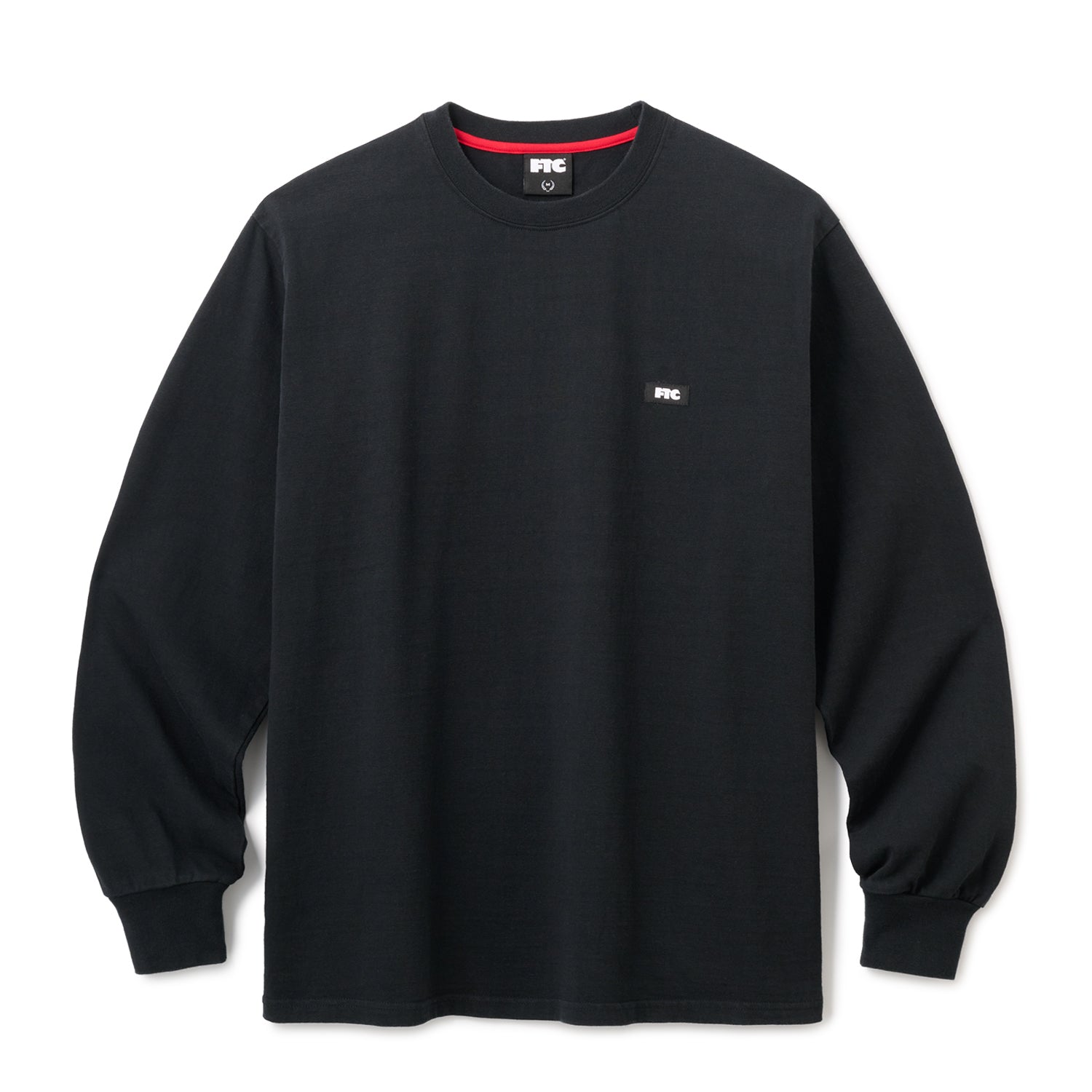 FTC エフティーシー PIGMENT DYED SMALL LOGO L/S TOP の