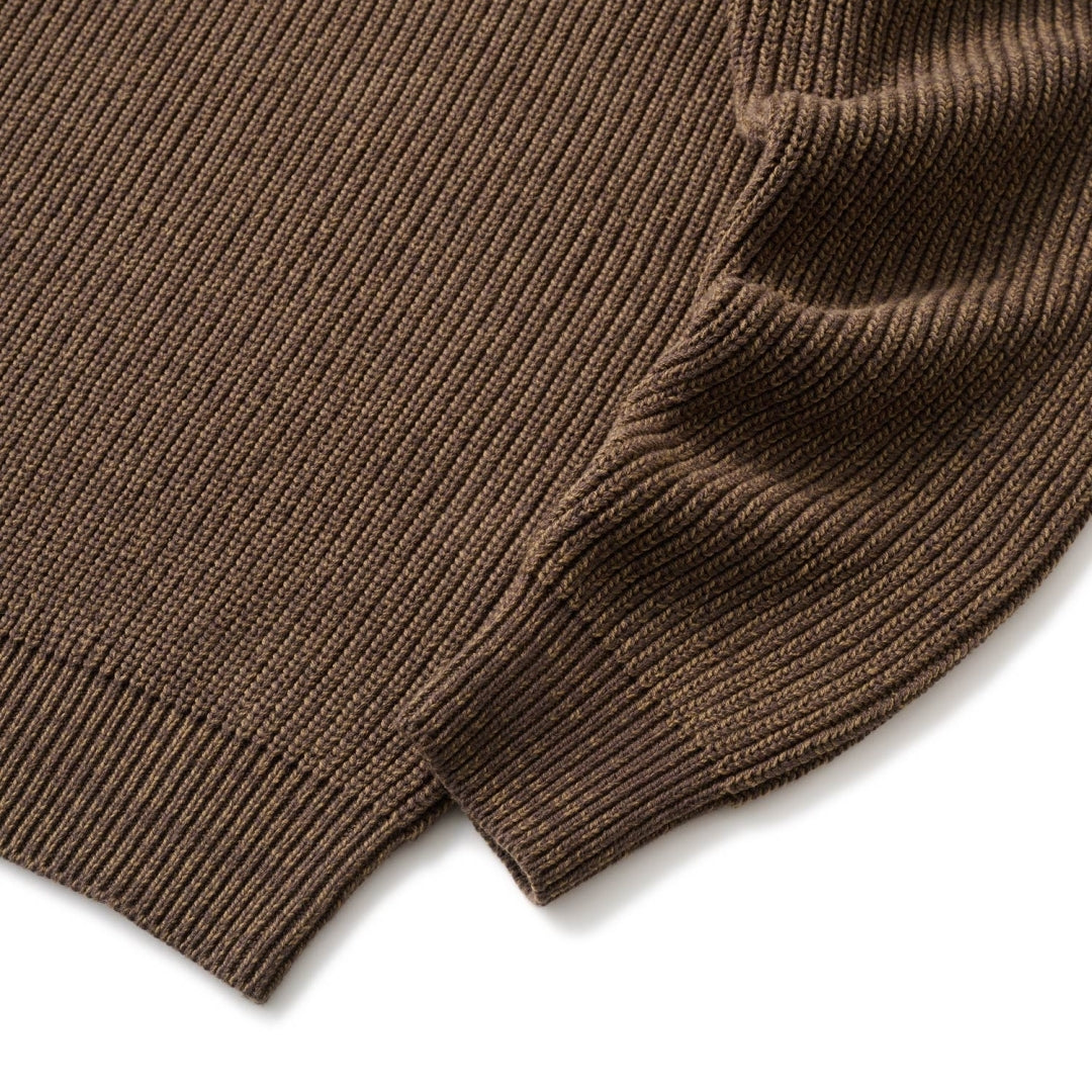 MELANGE RIB SWEATER