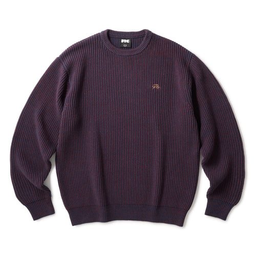 MELANGE RIB SWEATER