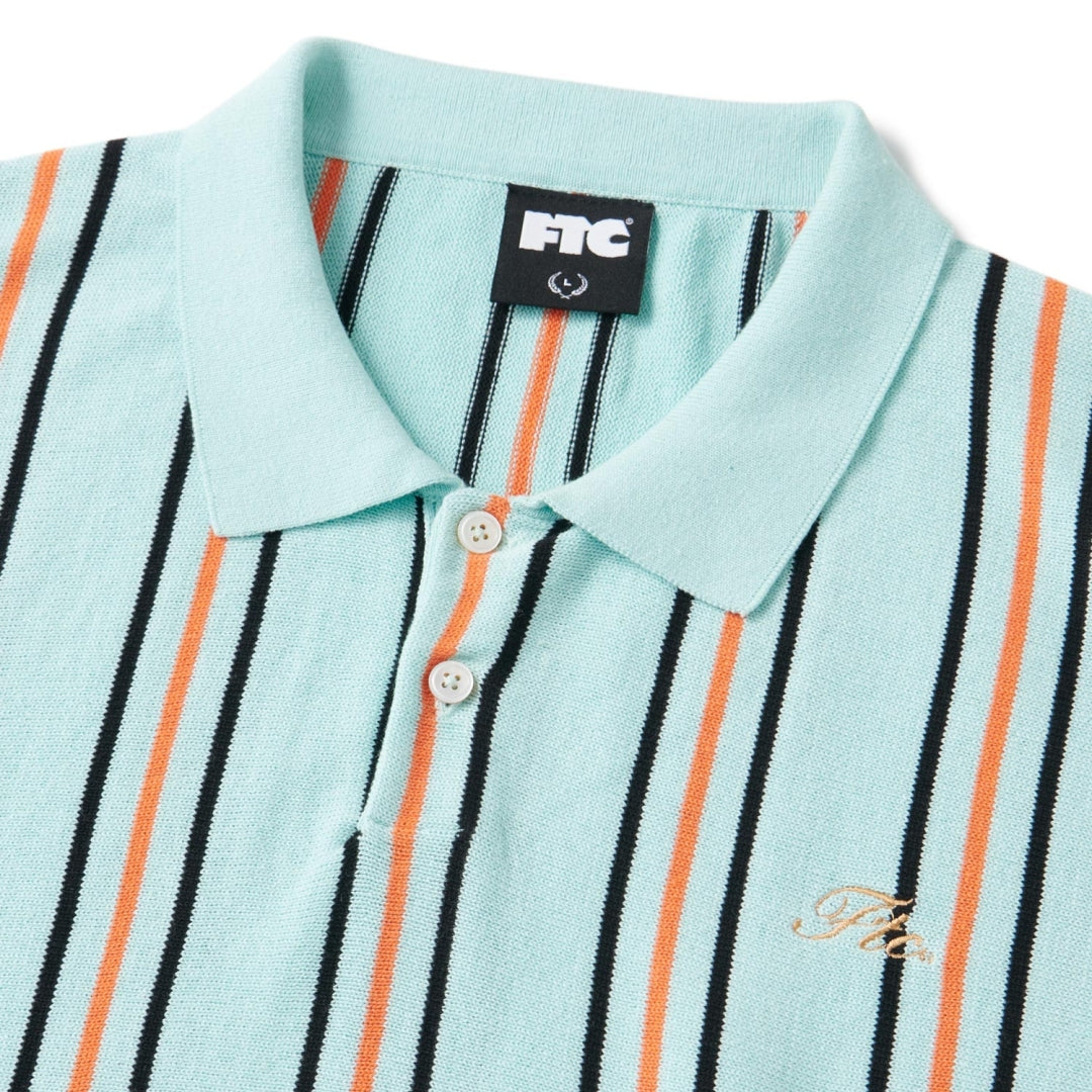 STRIPE KNIT POLO