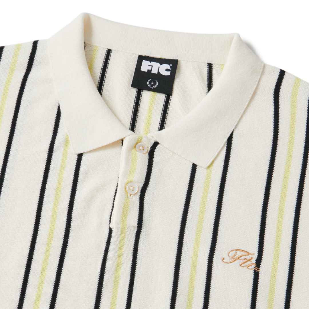 STRIPE KNIT POLO