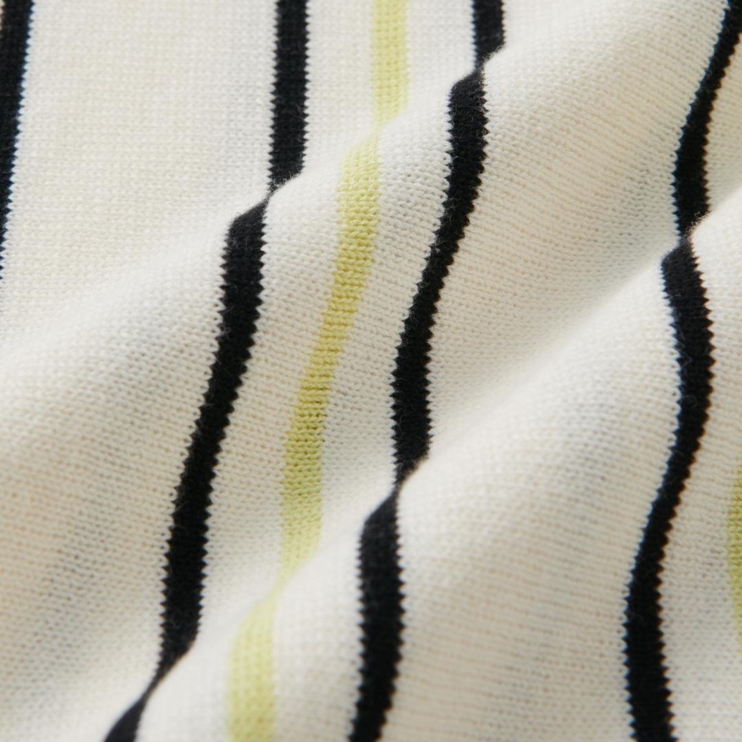 STRIPE KNIT POLO
