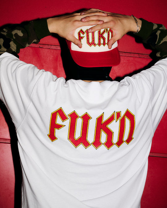 RHINESTONE FUK’N MESH CAP