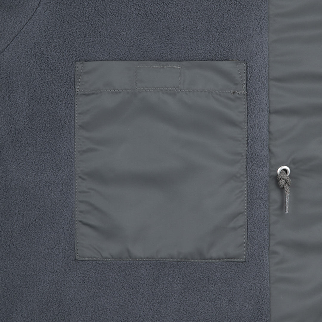 SYNTH FUR HOOD ZIP COAT