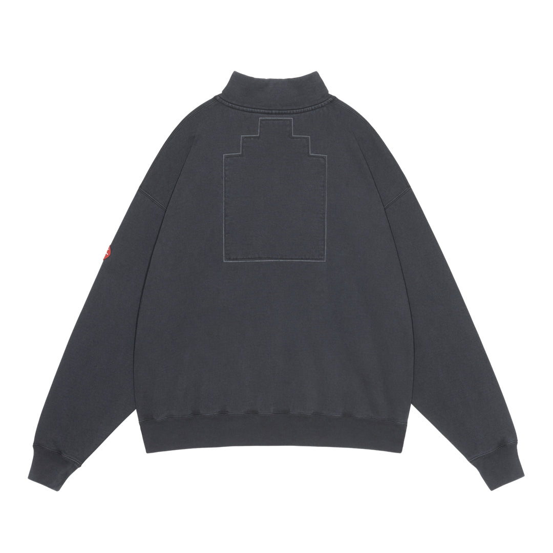 OVERDYE HALF ZIP CASUAL SWEAT